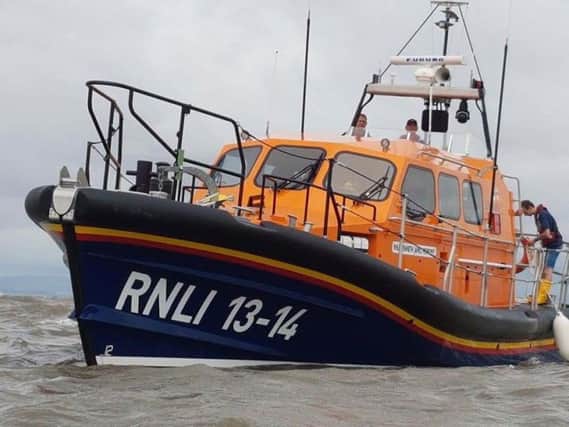 Lifeboats were launched to reports of a boat drifting in Morecambe Bay (File picture)