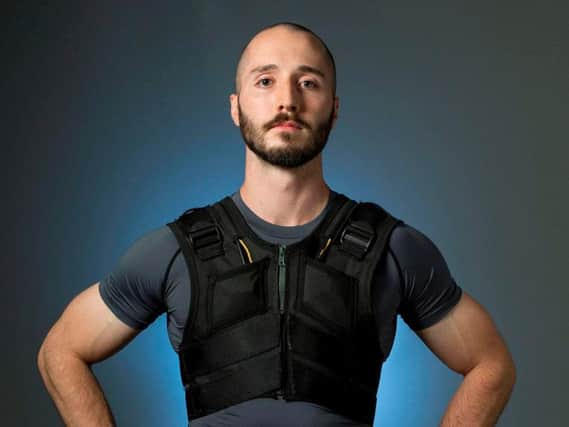 Vanderbilt University engineering Ph.D. student Erik Lamers who helped developed the corset