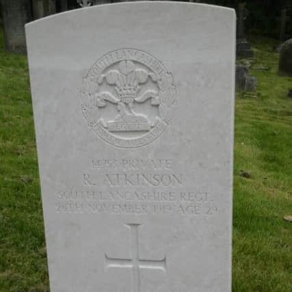 The war graves at St Peter's cemetery in Heysham which have been replaced by Commonwealth War Graves Commission. Picture by Malcolm Brown.