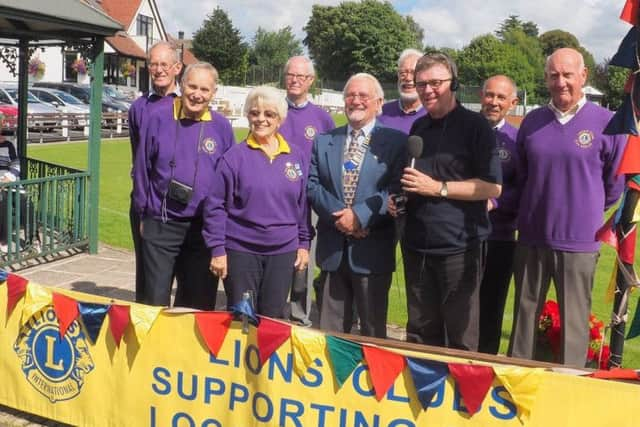 Leyland and Cuerden Lions host grand pensioners tea party at the Fox Lane Sports and Social Club, hosted by Dorothy and Malcolm Livesey and members. Attended by South Ribble Mayor Mick Titherington and mayoress Carole. Also John Gilmore for BBC Radio Lancashire