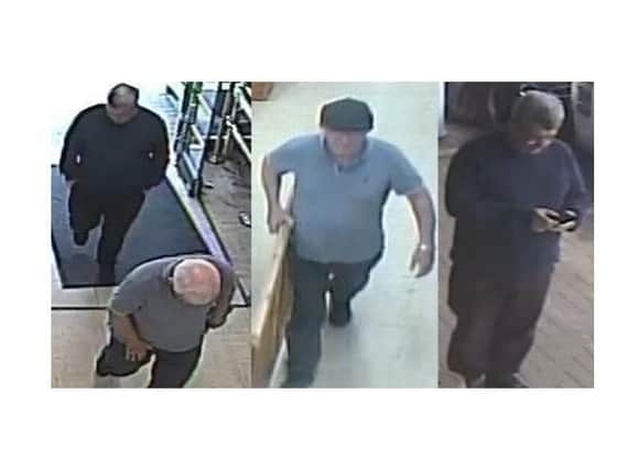 Police would like to speak to these men in connection with the incident