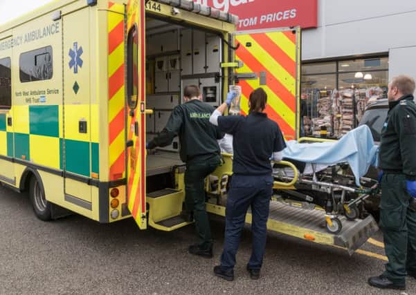 Paramedics were expected to reach 75 per cent of the most urgent 999 calls within eight minutes