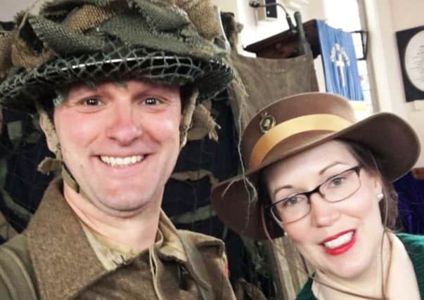 1/ Paul Critchley from Poulton and Kirsty Gwyn-Thomas from Buckshaw Village near Chorley, who play Tom and Lizzie in Home Front/Front Line