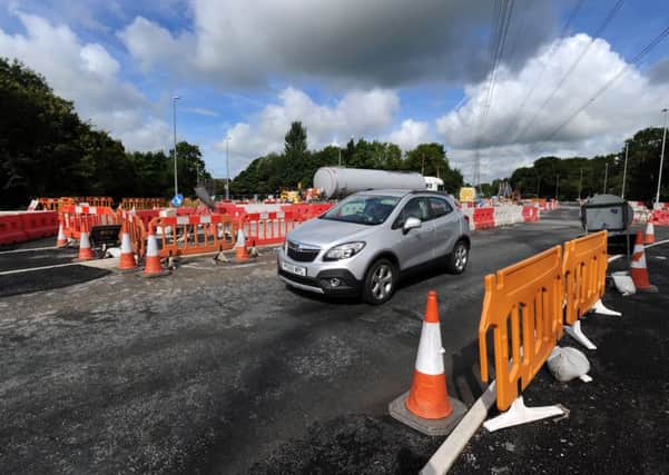 On going road works at the Pope Lane/Golden Hill roundabout, Penwortham. Picture by Paul Heyes, Monday August 07, 2017.