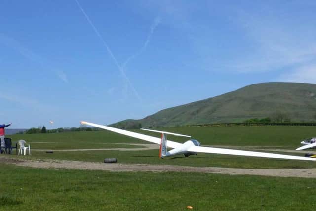 Launch point at The Bowland Forest Gliding Club, in Chipping