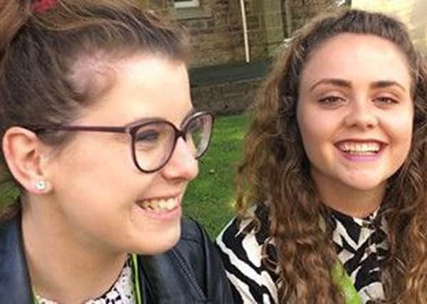Hannah Price and Anna Fletcher of University of Cumbria's Students' Union