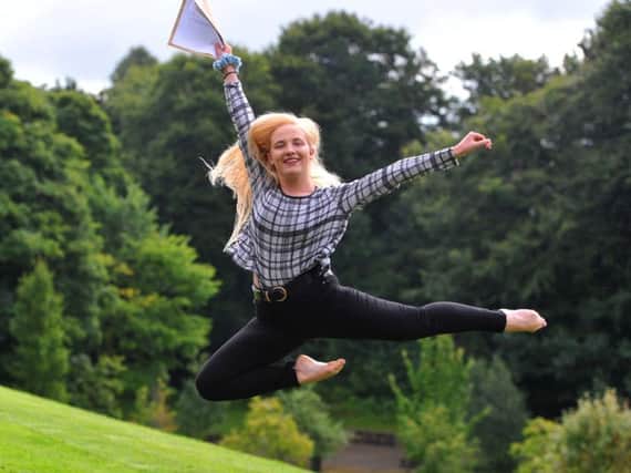 A Level results at Cardinal Newman College, Preston Dance student Kate Davies, 2 Distinction *s and A