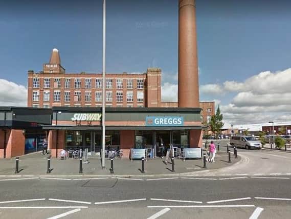 Police were called to the incident at the Subway at Tulketh Mill on Blackpool Road