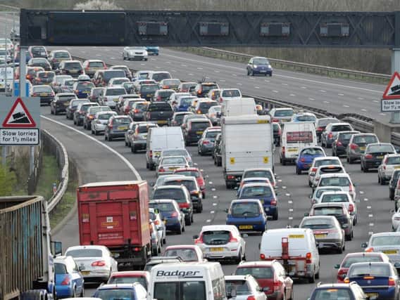 Motorists are being advised to avoid travelling during peak periods