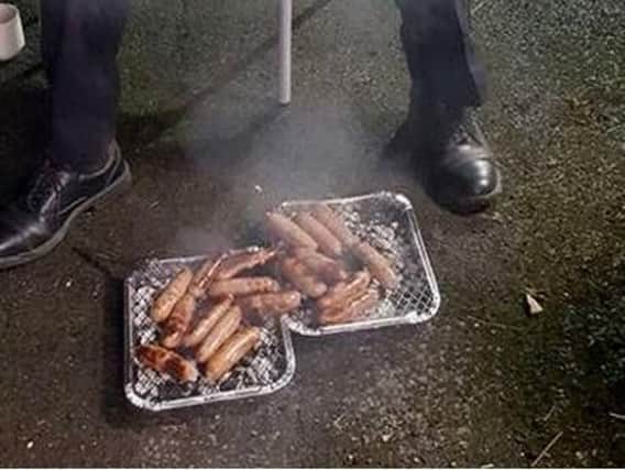 Pewsey fire station posted a review of the sausages on Facebook. It has since been taken offline.