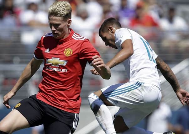 McTominay in action against Real Madrid this summer