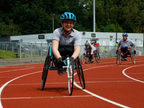 Megan Bradley, 13, is one of only five people selected to take part in the inaugural Unlimited Great North Wheelchair Event.