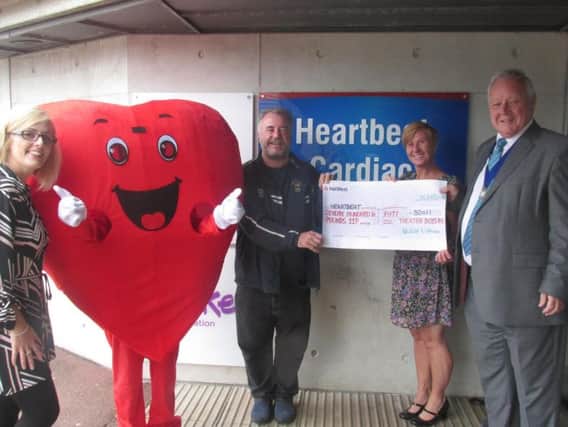 Theatre Boys FC raise 755 for Heartbeat in memory of Steve Collinson
