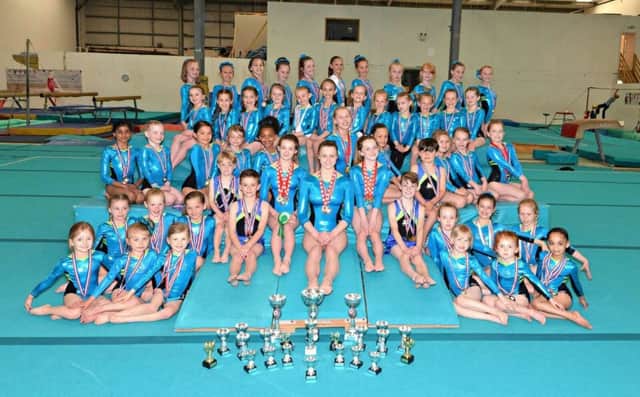 Members of Preston City Gymnastics Club