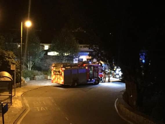 Crews were called out to the incident in the centre of Whalley
