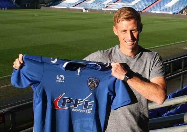 Eoin Doyle has made the move to Boundary Park (photo: Oldham Athletic FC)