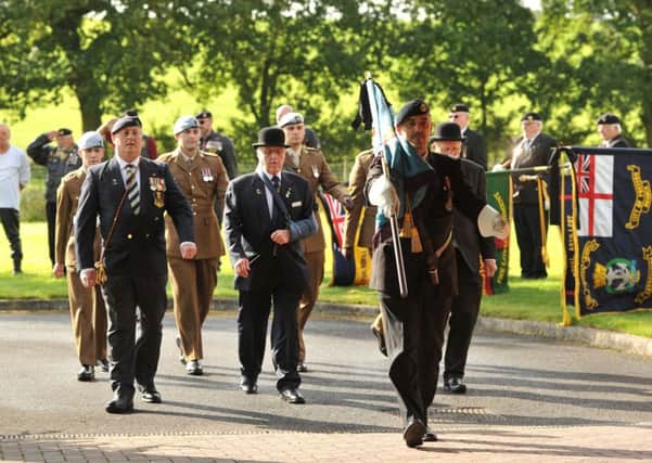 Photo Neil Cross
The funeral of former World War Two sniper and glider pilot Ken Anderton, who has died aged 98