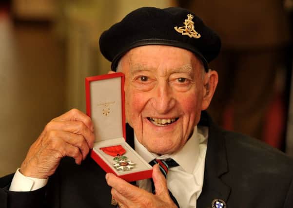 Photo Neil Cross
Blind veteran Fred Simpson, in his 90s, is to awarded with the LÃ©gion DHonneur Medal at a special ceremony at Chorley Town Hall