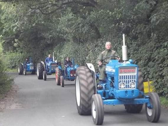This year's Chipping Tractor Run.