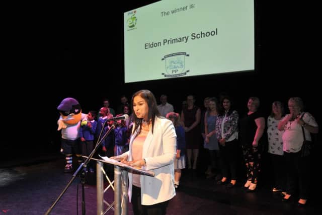 Primary School of the Year Award Winner Eldon Primary School at the Lancashire Post Education Awards at the Charter Theatre