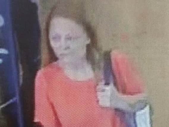 Police would like to speak to this woman in connection with the incident.