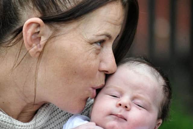 Claire Cushnaghan with baby Charlie