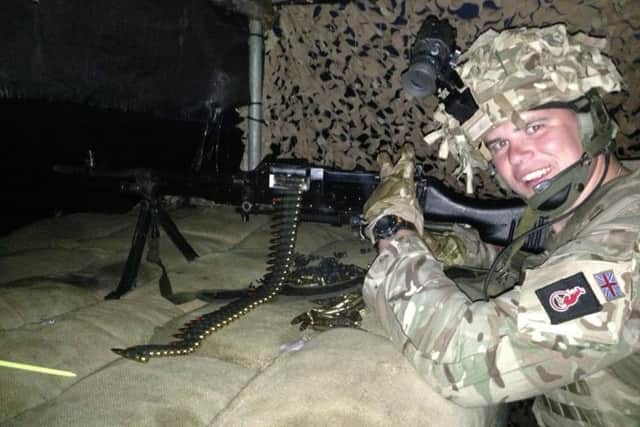 Greg in his military days