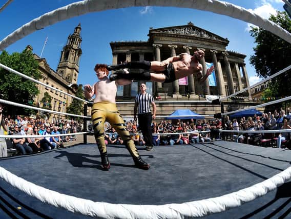 Preston City Wrestling's free August event on the Flag Market to commemorate its sixth birthday