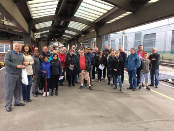 English Heritage, in conjunction with The Harris library, conducted tours of the Preston Railway Station