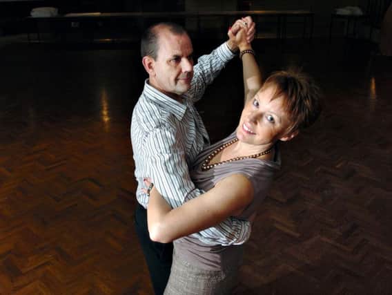 Diane Whitehead with her dance partner George Mooney
