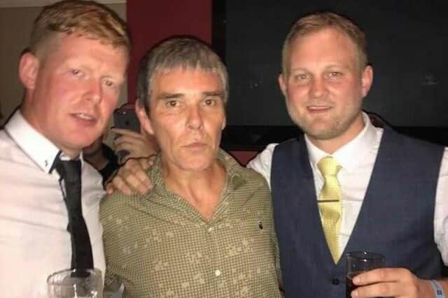 Fitness trainer Stewart Boocock, Ian Brown from the Stone Roses and Darren Catterall