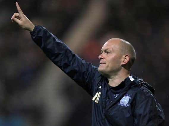 Alex Neil directs traffic during the win over Cardiff.