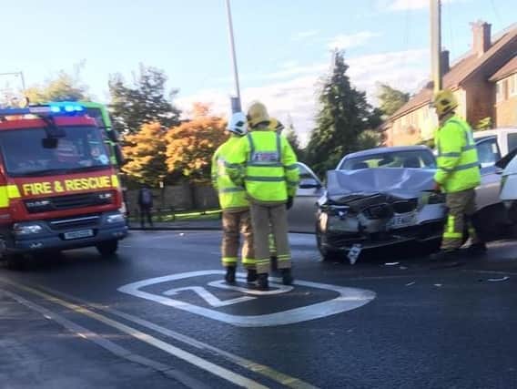 The accident happened on Gamull Lane PIC: Sandra Smith