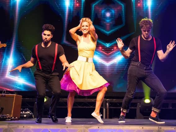 Louis Smith, Natalie Lowe and Jay McGuinness in Rip It Up