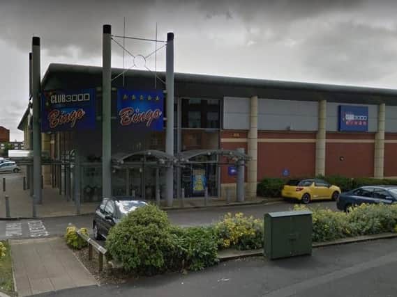 Crews were alerted to the incident at the Club 3,000 bingo hall on New Hall Lane