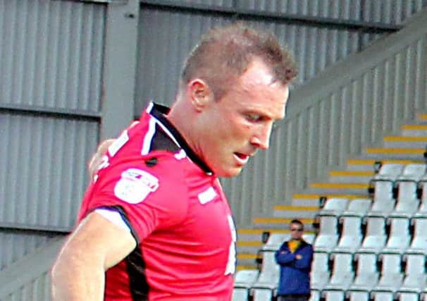 Garry Thompson impressed for Morecambe against Newport County last Saturday