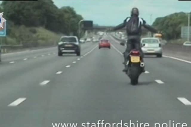 Pawel Zietowski as he repeatedly flouted the rules of the road while travelling northbound M6