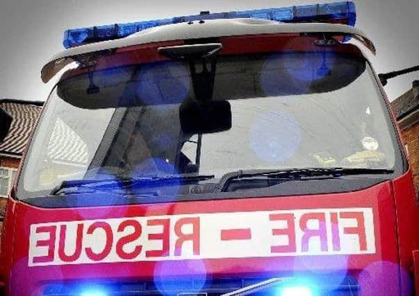 Fire crews were called to a boat on fire on Lancaster Canal.