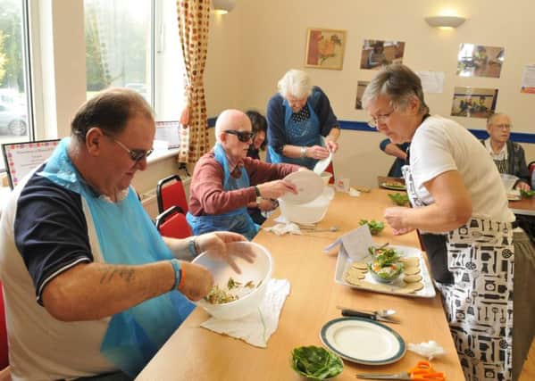 Photo Neil Cross
Cookery classes at Galloway's Society for the Blind