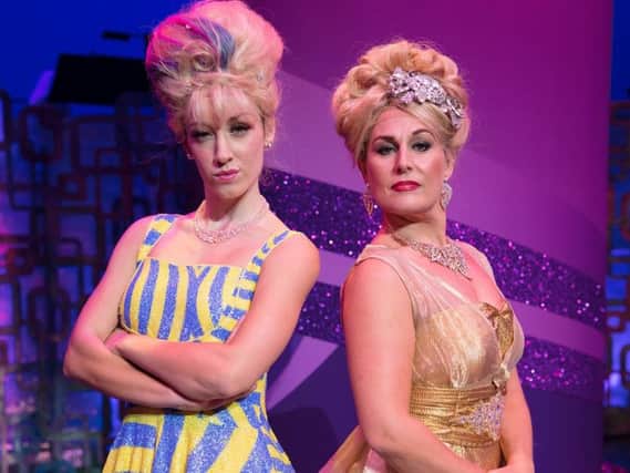 Gina Murray, right, as Velma Von Tussle, with stage daughter Amber, played by Aimee Moore