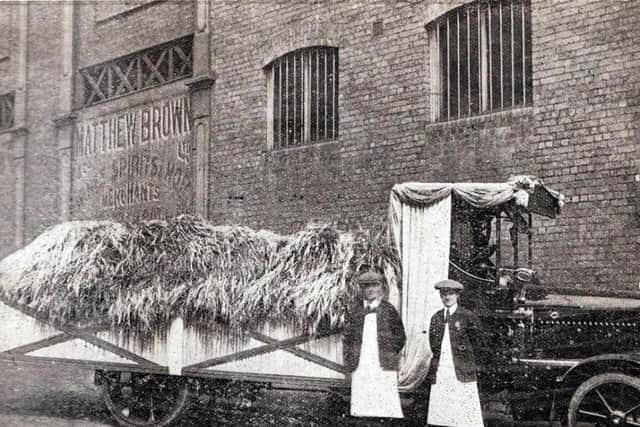 Matthew Brown Brewery, in Pole Street, Preston, in 1922