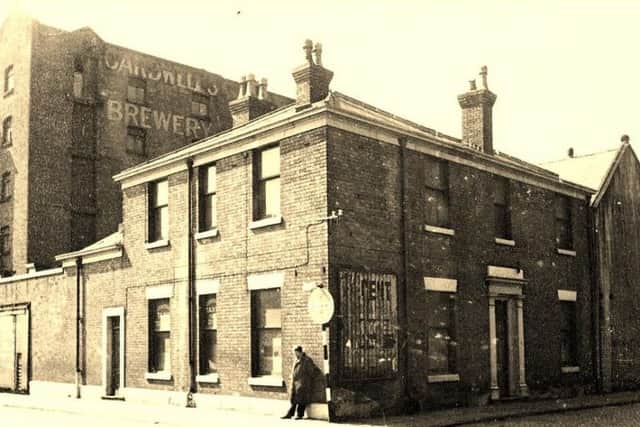 Henry Cardwells brewery, in Tithebarn Street, Preston