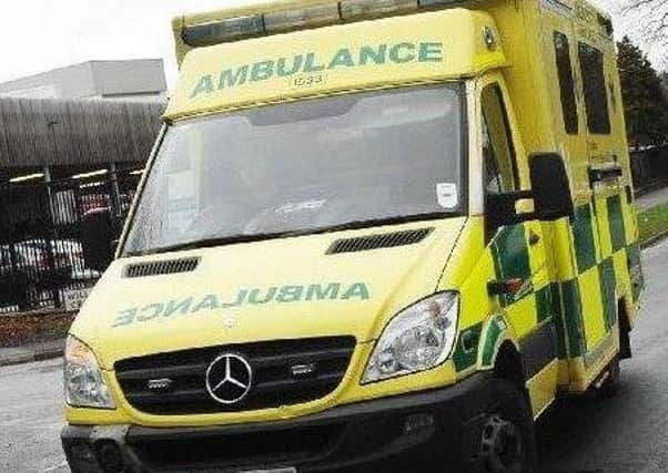 An ambulance  was called to an accident in Walton-le-Dale.