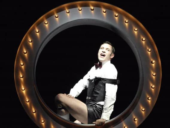 Will Young as Emcee in the musical Cabaret, which returns to the Opera House next week