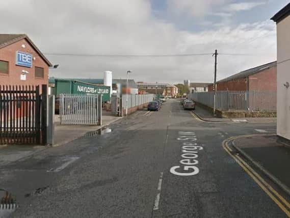 The incident happened between 8.10 and 8.20pm on Saturday September 23 off George Street West in Blackburn opposite to the entrance of the Suez Recycling depot.