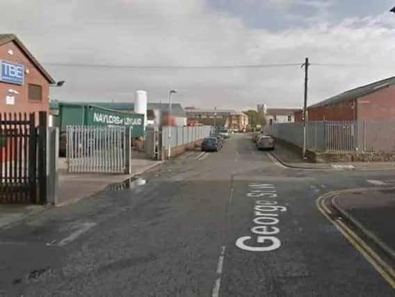 The incident happened between 8.10 and 8.20pm on Saturday September 23 off George Street West in Blackburn opposite to the entrance of the Suez Recycling depot.