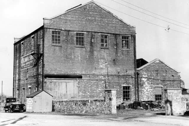 A power house which survived the explosion at White Lund, Morecambe, in 1917