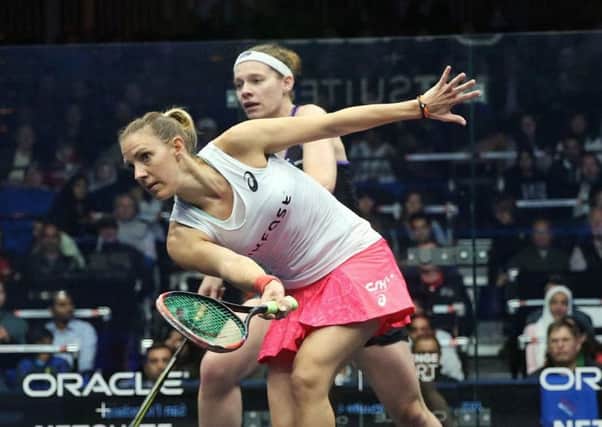 Massaro (front) in action against Perry (photo: PSA)