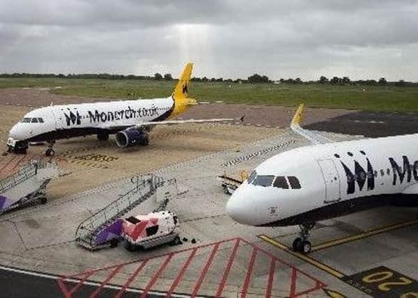Grounded Monarch airline