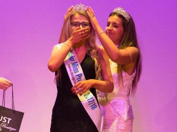 Jessica Jackson was crowned Junior Miss Preston 2017